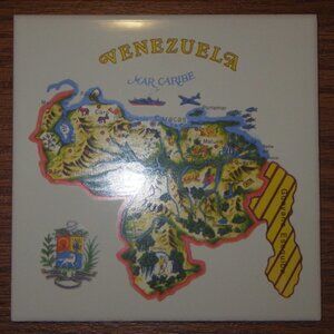 Venezuela Tile Trivet Hot Plate